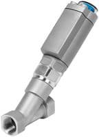 8060513 - FESTO - 8060513 - Angle Seat Valve, Piston Actuator, 2/2 Way, G1/8, 6.6 m³/h, 5 bar to 10 bar, VZXA Series