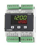 CN245-R1-R2-F3-C4 - OMEGA - CN245-R1-R2-F3-C4 - Controller, Temperature/Process, DIN Rail, J/K/R/S/RTD, 0 to 45 °C, CN245 Series