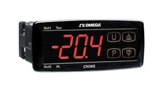 CN38S-TC-R1-R2 - OMEGA - CN38S-TC-R1-R2 - Controller, Temperature, Sensitive Touch Keypad, J/K, 0 to 50 °C, CN38S Series