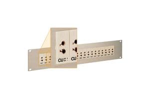 19UJP1-10-KI-OSW - OMEGA - 19UJP1-10-KI-OSW - Thermocouple Connector, Jack Panel, STD, Miniature, 10x Socket, 1Row, Type K, 19", IEC, 19UJP Series