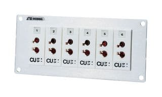 UJP-3-36-KI - OMEGA - UJP-3-36-KI - Thermocouple Connector, Panel, 36x Socket, 3 Rows, Type K, 260 mm, IEC, UJP Series