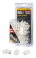 VDV826-704 - KLEIN TOOLS - VDV826-704 - Modular Connector, UTP, RJ45 Plug, 1 x 1 (Port), 8P8C, Cat6a, Cable Mount
