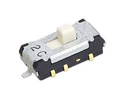 CMS-2202TA - NIDEC COMPONENTS - CMS-2202TA - Slide Switch, DPDT, Surface Mount, CMS Series, 100 mA