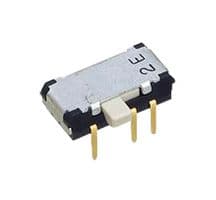 CMS-2212C - NIDEC COMPONENTS - CMS-2212C - Slide Switch, DPDT, Surface Mount, CMS Series, 100 mA