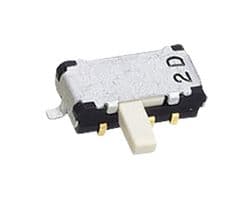 CMS-2214TA - NIDEC COMPONENTS - CMS-2214TA - Slide Switch, DPDT, Surface Mount, CMS Series, 100 mA