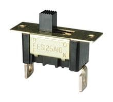 ES 115A12-Z - NIDEC COMPONENTS - ES 115A12-Z - Slide Switch, SPST, Off-None-On, Panel Mount, ES Series, 15 A, 250 V