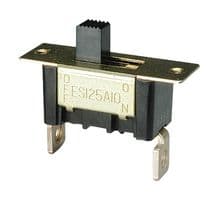 ES 125A10-Z - NIDEC COMPONENTS - ES 125A10-Z - Slide Switch, SPST, Off-None-On, Panel Mount, ES Series, 25 A, 250 V
