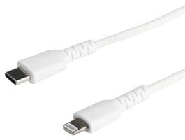 RUSBCLTMM2MW - STARTECH - RUSBCLTMM2MW - USB Cable, 2 m/6.6 ft USB C to Lightning Cable, Apple MFi Certified, White