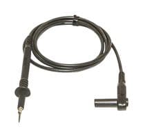 BU-4062-N-39-0 - MUELLER ELECTRIC - BU-4062-N-39-0 - Test Tip Probe, Test Tip Probe, 4mm Right Angle Banana Plug, Shrouded, 39 ", 990.6 mm, Black