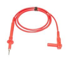 BU-4062-N-39-2 - MUELLER ELECTRIC - BU-4062-N-39-2 - Test Tip Probe, Test Tip Probe, 4mm Right Angle Banana Plug, Shrouded, 39 ", 990.6 mm, Red, 20 A