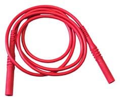 BU-6161-M-24-2 - MUELLER ELECTRIC - BU-6161-M-24-2 - Banana Test Lead, 4mm Banana Plug, Shrouded, 4mm Banana Plug, Shrouded, 24 ", 609.6 mm, Red, 20 A