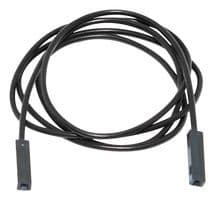 BU-8080-E-12-0 - MUELLER ELECTRIC - BU-8080-E-12-0 - 0.64mm Connector Test Lead, Square Pin Socket, 12 ", 304.8 mm, Black, 3 A, 300 V