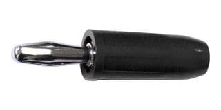 BU-00246-0 - MUELLER ELECTRIC - BU-00246-0 - Banana Test Connector, Plug, 15 A, 1 kV, Nickel Plated Contacts, Black
