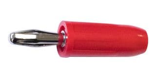 BU-00246-2 - MUELLER ELECTRIC - BU-00246-2 - Banana Test Connector, Plug, 15 A, 1 kV, Nickel Plated Contacts, Red