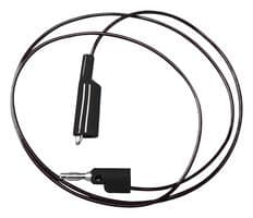 BU-2030-A-24-0 - MUELLER ELECTRIC - BU-2030-A-24-0 - Alligator Clip to Banana Plug Test Lead, Alligator Clip, 4mm Stackable Banana Plug, 24 "