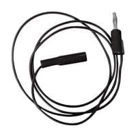 BU-2031-A-12-0 - MUELLER ELECTRIC - BU-2031-A-12-0 - Alligator Clip to Banana Plug Test Lead, Minigator Clip, 4mm Stackable Banana Plug, 12 "