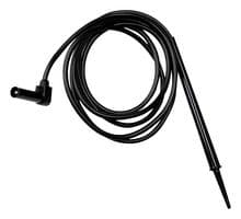 BU-2243-D-48-0 - MUELLER ELECTRIC - BU-2243-D-48-0 - Test Tip Probe, Test Tip Probe, 4mm Right Angle Banana Plug, Shrouded, 48 ", 1.2 m, Black, 20 A