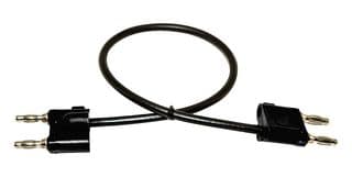 BU-7070-B-24-0 - MUELLER ELECTRIC - BU-7070-B-24-0 - Banana Test Lead, 4mm Stackable Dual Banana Plug, 4mm Stackable Dual Banana Plug, 24 ", 609.6 mm