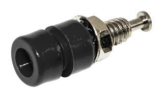 BU-P2142-0 - MUELLER ELECTRIC - BU-P2142-0 - Banana Test Connector, Jack, Panel Mount, 5 A, 1 kV, Nickel Plated Contacts, Black