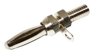 BU-P3264 - MUELLER ELECTRIC - BU-P3264 - Banana Test Connector, Plug, Panel Mount, 15 A, 5000 Vrms, Nickel Plated Contacts