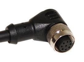 BU-22731031 - MUELLER ELECTRIC - BU-22731031 - Sensor Cable, A Coding, 90° M12 Receptacle, Free End, 8 Positions, 1.5 m, 4.92 ft