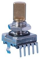 E33-VT622-M03T - ELMA - E33-VT622-M03T - Rotary Encoder, Mechanical, Incremental, 8 PPR, 16 Detents, Vertical, With Push Switch