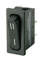 1833.3307 - MARQUARDT - 1833.3307 - Rocker Switch, SPDT, Non Illuminated, Panel Mount, Black, 1830 Series