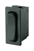 1838.1402 - MARQUARDT - 1838.1402 - Rocker Switch, Momentary, SPDT, Non Illuminated, Panel Mount, Black, 1830 Series