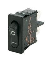 1901.1103 - MARQUARDT - 1901.1103 - Rocker Switch, On-Off, SPST, Non Illuminated, Panel Mount, Black, 1900 Series