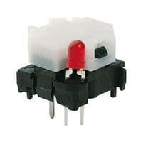 6425.3111 - MARQUARDT - 6425.3111 - Tactile Switch, 6425 Series, Top Actuated, Through Hole, Square Button, 70 gf, 100mA at 28VDC