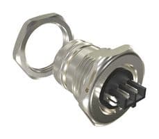 MSPEJ6P2M02 - AMPHENOL COMMUNICATIONS SOLUTIONS - MSPEJ6P2M02 - Modular Connector, SPE Jack, 1 x 1 (Port), 2P2C, IP67, Panel Mount