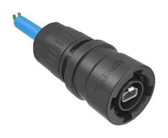 MSPEP6P22A0 - AMPHENOL COMMUNICATIONS SOLUTIONS - MSPEP6P22A0 - Modular Connector, SPE Plug, 1 x 1 (Port), 2P2C, IP67, Cable Mount