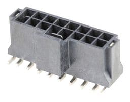105429-1216 - MOLEX - 105429-1216 - Pin Header, Wire-to-Board, 2.5 mm, 2 Rows, 16 Contacts, Surface Mount Straight