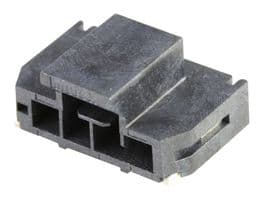 105430-1204 - MOLEX - 105430-1204 - Pin Header, Black, Wire-to-Board, 2.5 mm, 1 Rows, 4 Contacts, Surface Mount Right Angle