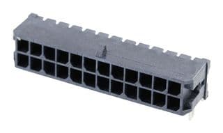 43045-2408 - MOLEX - 43045-2408 - Pin Header, Wire-to-Board, 3 mm, 2 Rows, 24 Contacts, Surface Mount Right Angle