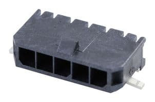 43650-0526 - MOLEX - 43650-0526 - Pin Header, Wire-to-Board, 3 mm, 1 Rows, 5 Contacts, Surface Mount Straight