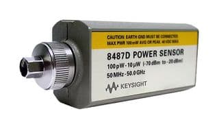 8487D - KEYSIGHT TECHNOLOGIES - 8487D - RF Power Sensor, 50MHz to 50GHz, -30dBm to -20dBm, 400 readings / second, 2.4mm Plug, 8480 Series