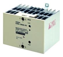 G3PA-260B-VD DC5-24 - OMRON INDUSTRIAL AUTOMATION - G3PA-260B-VD DC5-24 - Solid State Relay, SPST-NO, 60 A, 240 VAC, DIN Rail, Screw, Zero Crossing