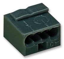243-204 - WAGO - 243-204 - Pluggable Terminal Block, Dark Grey, 4 Ways, 22 AWG, 20 AWG, Push In