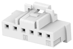 1-2232979-6 - TE CONNECTIVITY - 1-2232979-6 - Rectangular Connector, Natural, Key A, SGI2.0 Series, 6 Contacts, Plug, 2 mm, IDC / IDT, 1 Row