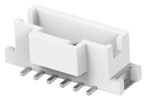 1-2232829-6 - TE CONNECTIVITY - 1-2232829-6 - Pin Header, Natural, Key A, Wire-to-Board, 2 mm, 1 Rows, 6 Contacts, Surface Mount Straight