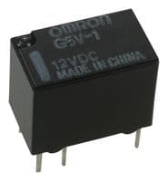 G5V-1-T90 DC12 - OMRON ELECTRONIC COMPONENTS - G5V-1-T90 DC12 - Signal Relay, 12 VDC, SPDT, 1 A, G5V-1 Series, Through Hole, Non Latching