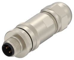 2351378-1. - AMP - TE CONNECTIVITY - 2351378-1. - Sensor Connector, PG7, M12, Male, 4 Positions, Crimp Pin - Contacts Not Supplied