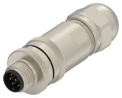 2351415-2. - AMP - TE CONNECTIVITY - 2351415-2. - Sensor Connector, PG9, M12, Male, 8 Positions, Crimp Pin - Contacts Not Supplied