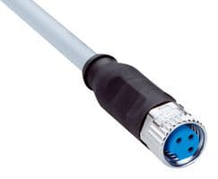 YF8U13-020VA1XLEAX - SICK - YF8U13-020VA1XLEAX - Sensor Cable, A Coded, M8 Receptacle, Free End, 3 Positions, 2 m, 6.6 ft