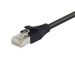 TRD695SCR-BLK-7 - L-COM - TRD695SCR-BLK-7 - Ethernet Cable, Cat6, RJ45 Plug to RJ45 Plug, Black, 2.13 m, 7 ft