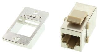 ECF504-SC3 - L-COM - ECF504-SC3 - In-Line Adapter, Cat3, Shielded, Adaptor, In-Line, RJ45, RJ45
