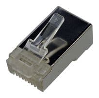 T8P8CSR - L-COM - T8P8CSR - Modular Connector, RJ45 Plug, 1 x 1 (Port), 8P8C, Cable Mount