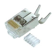 TDS8PC5 - L-COM - TDS8PC5 - Modular Connector, RJ45 Plug, 1 x 1 (Port), 8P8C, Cat5e, Cable Mount