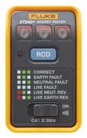 ST240+/UK - FLUKE - ST240+/UK - RCD Socket Tester, Beeper, UK, 50 Hz, 920 mW, 230 V